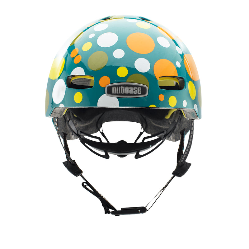 Casco Nutcase Street Polka Face MIPS + campanilla