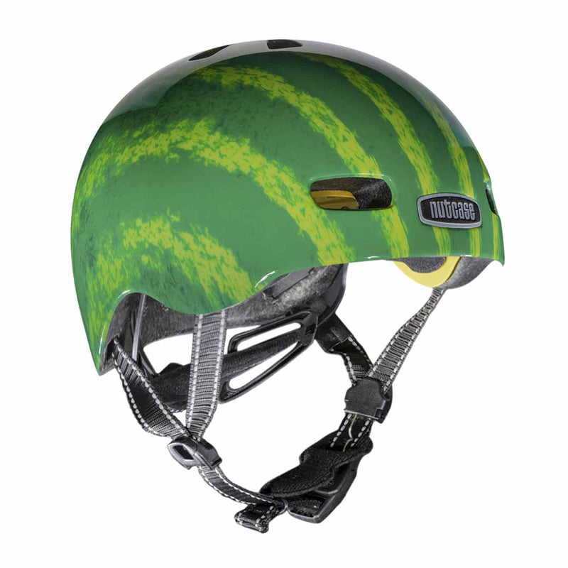 Casco Nutcase Baby Nutty Watermelon MIPS + campanilla