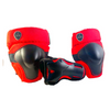 Set de protecciones Nutcase adultos rojo