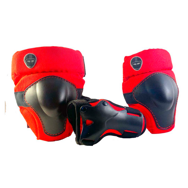 Set de Protecciones Nutcase Red Tripack