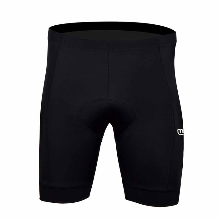 Calza corta de ciclismo OnWheels OW02 para hombre negra, vista frontal