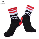 Calcetines Spandex Deportivos negro/rojo