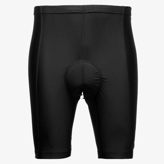 Calza corta de ciclismo OnWheels negra, vista frontal