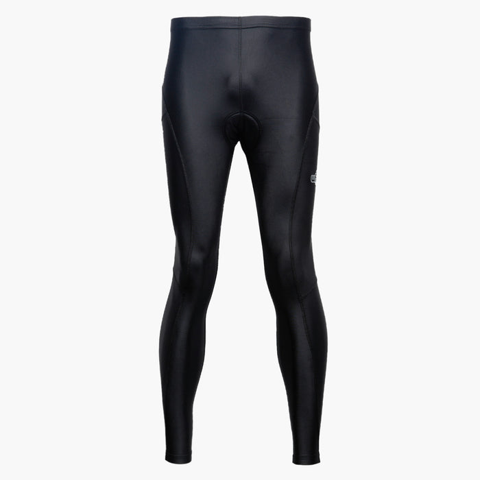Calza larga de ciclismo OnWheels negra, vista frontal