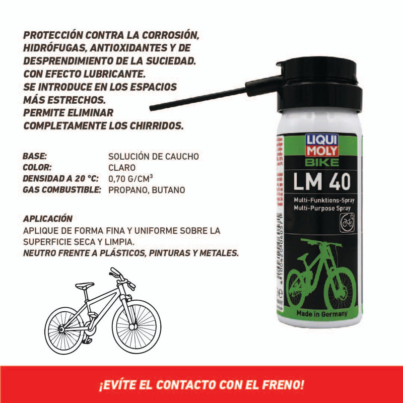 Bike LM 40 (Lubricante multiuso)