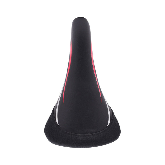 Asiento MTB negro con reflectante visto desde arriba