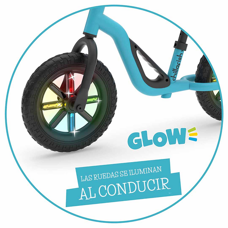 Bicicleta De Aprendizaje Charlie Glow Sky