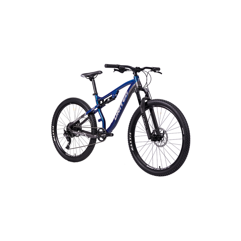 Bicicleta De Montaña Brownhills Azul T2 Aro 27.5 Doble Suspensión