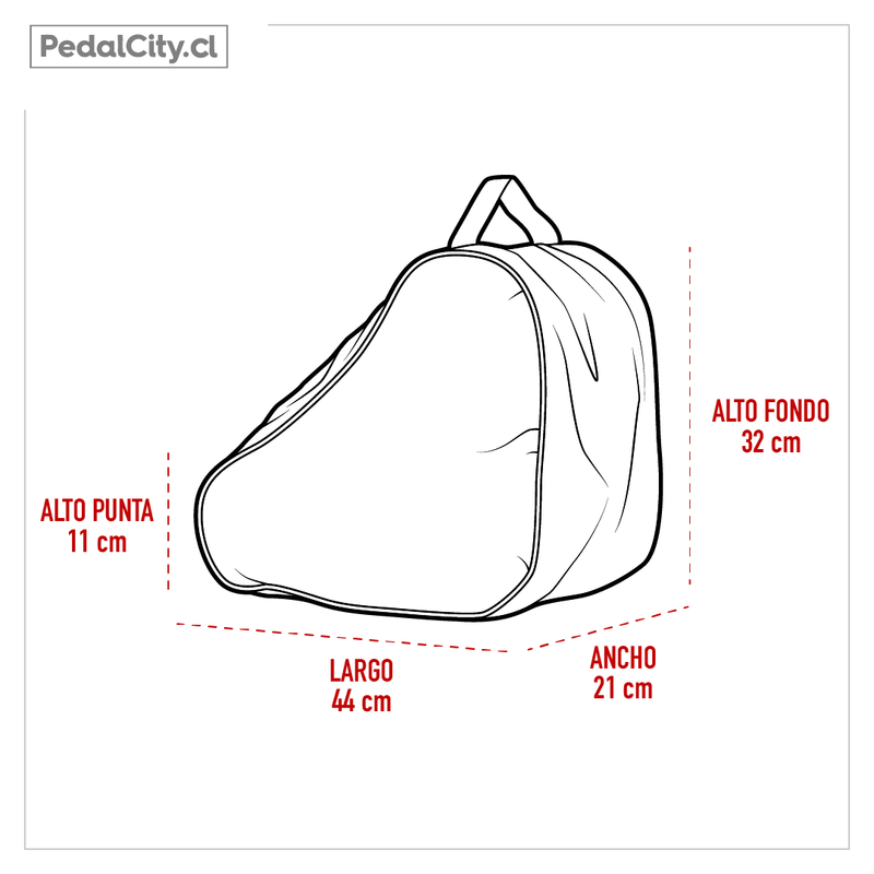 Bolso para patines Blackbull negro