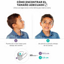 Máscaras Filtrante Lavable  KIDS Fu+ Beige (Incluye cordón ajustable)