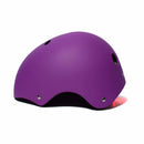 Casco Urbano Con Luz Powerbike Purpura