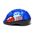 Set de casco + protecciones Cars Rider azul