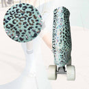 Cubre patines Hook Animal Print celeste
