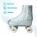 Cubre patines Hook Animal Print celeste