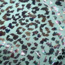 Cubre patines Hook Animal Print celeste
