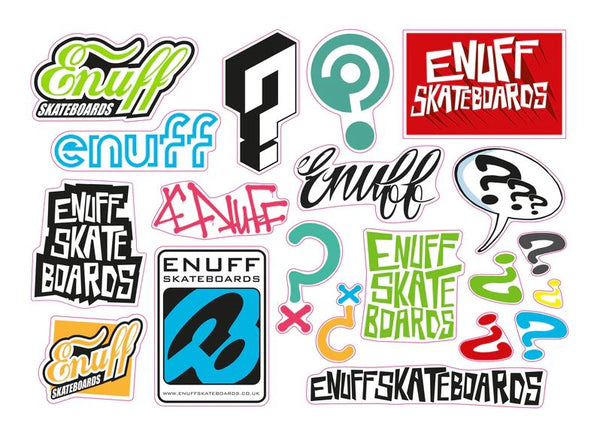 Sticker para skate Enuff