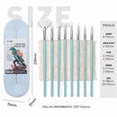 Set 8 pinceles multiforma Himi - Miya