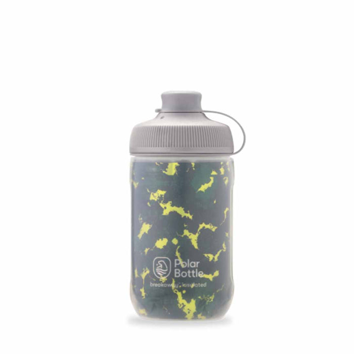 Botella térmica Polar Breakaway Muck de 350 ml verde con rayos