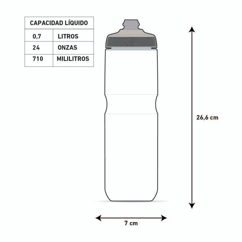 Botella Breakaway® Muck Insulated 710ml Slate Forest/Lightning