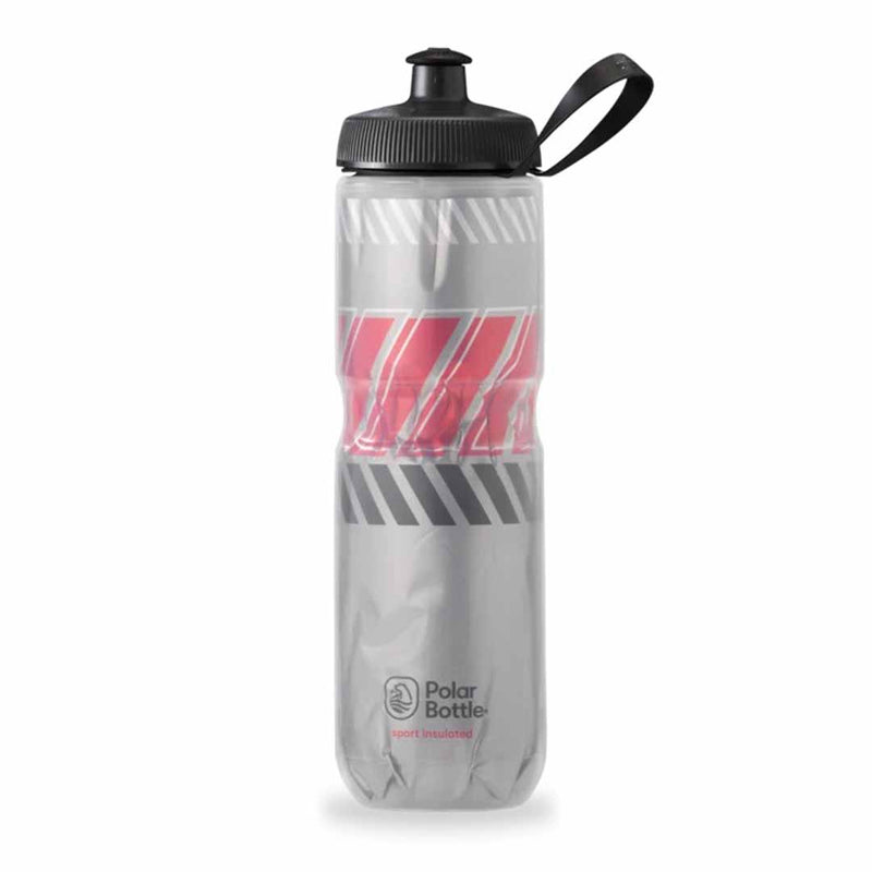 Botella Sport Insulated 710ml Tempo Silver/Racing Red