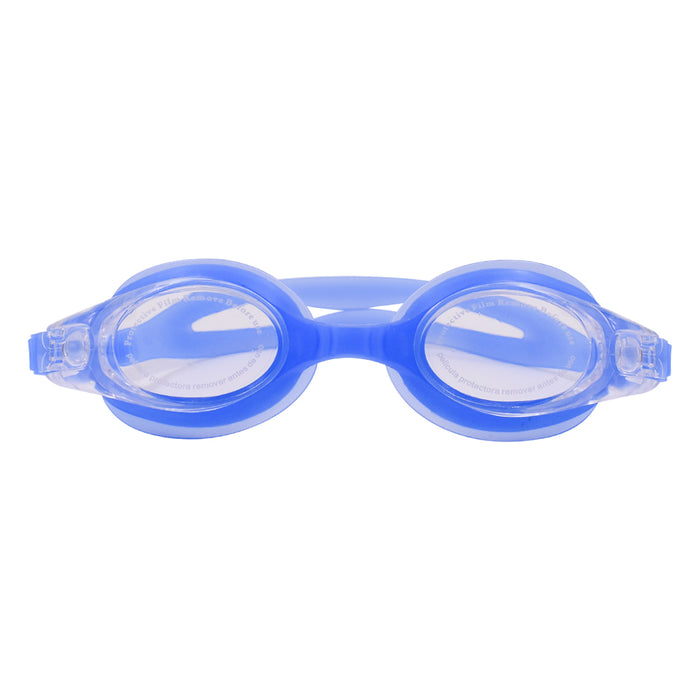 Lentes de natación Torpedo Barracuda adulto azul vista frontal