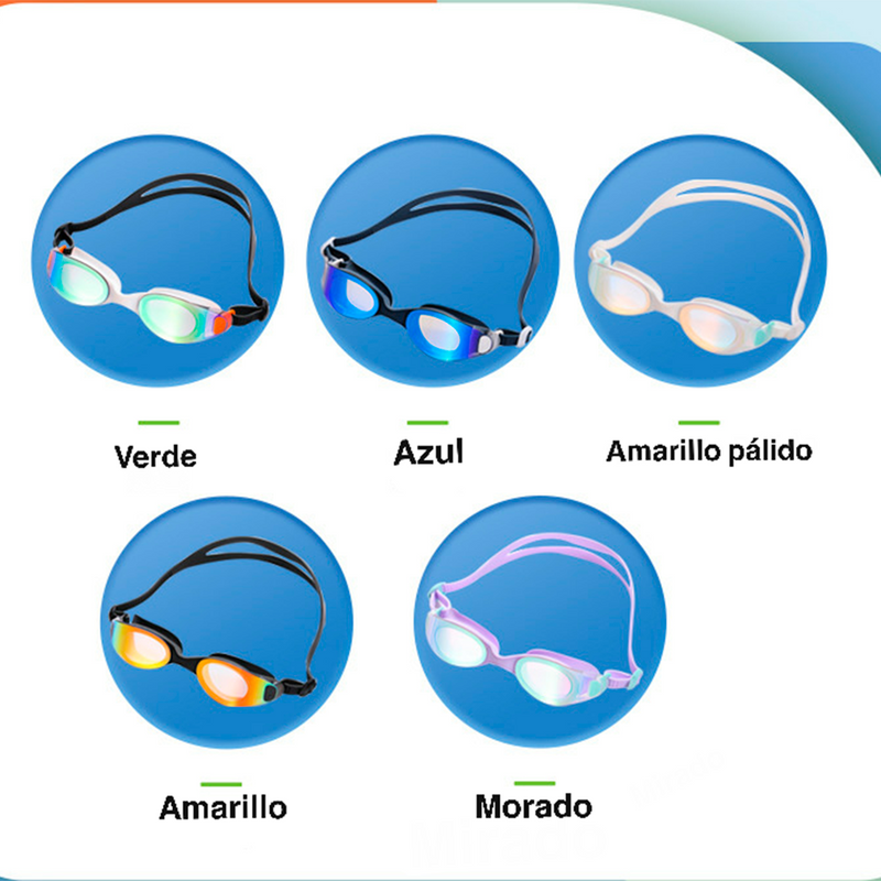 Gafas de Natación (astigmatismo). Adulto.