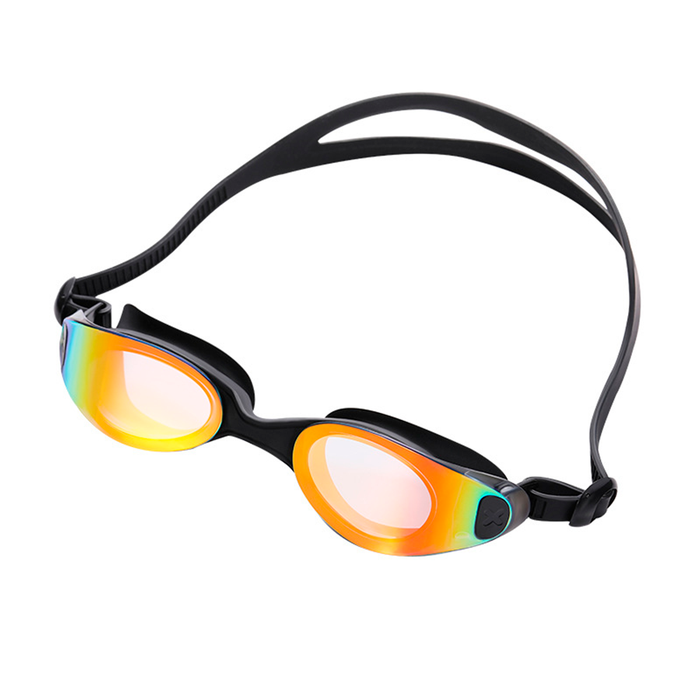 Lentes de natación Phoenix A369 antifog negro con mica espejada