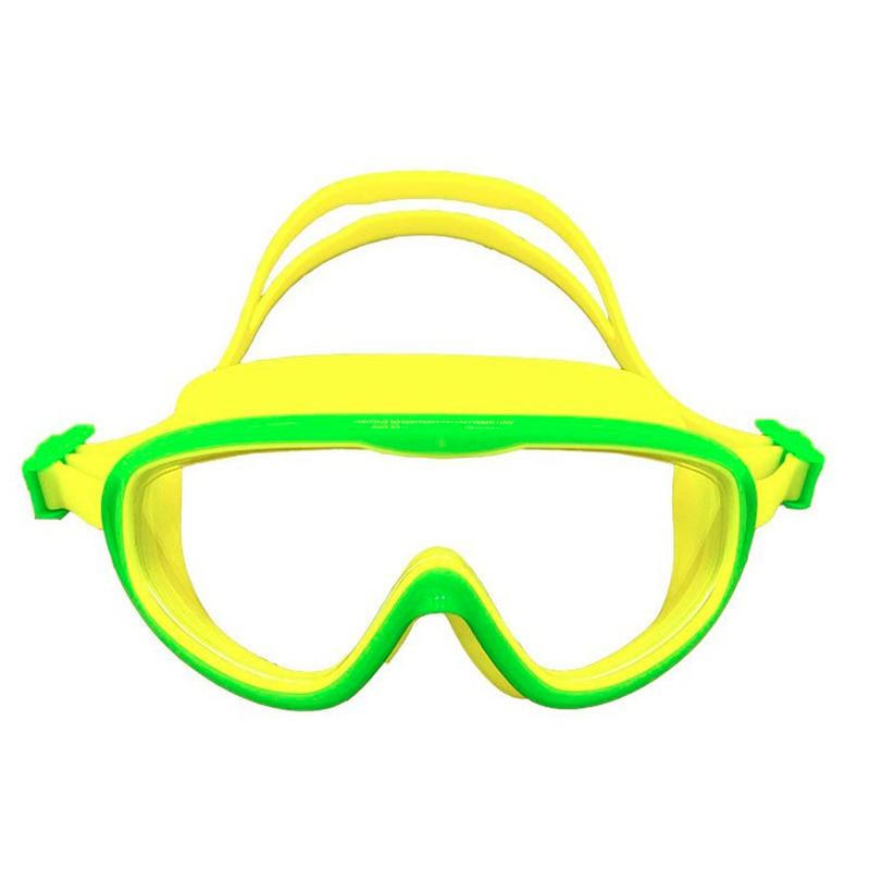 Lentes de natación para niños UV Shield antifog amarillo