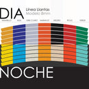 Reflectantes Para Llantas Ancho 8mm Negro