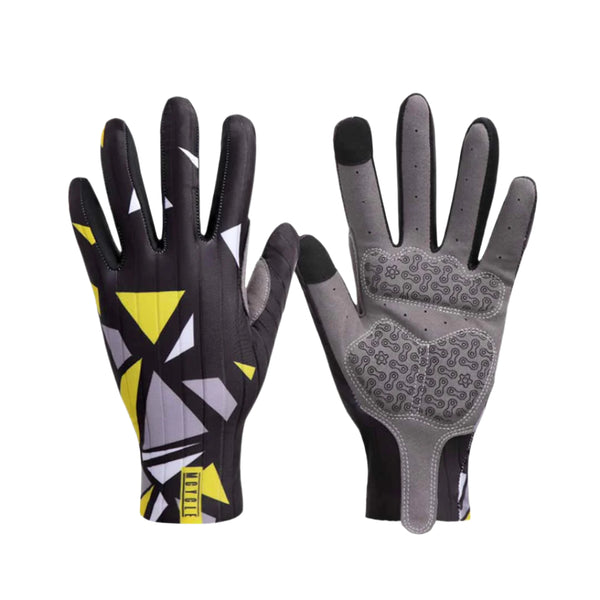 Guantes Largos Mcycle negro/amarillo