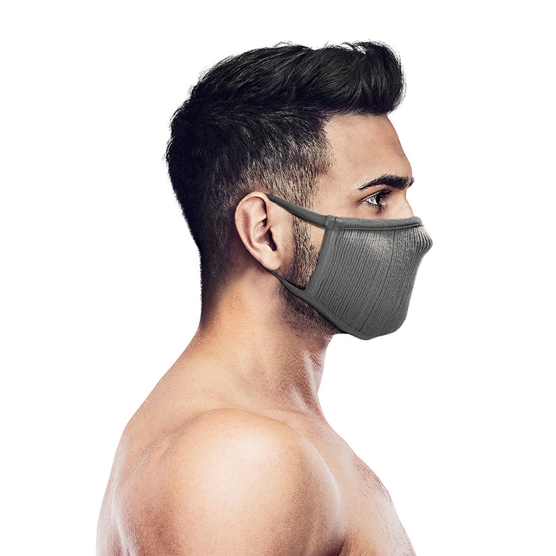 Máscaras Deportiva Con Filtro Lavable Fu+ - Grey M/L