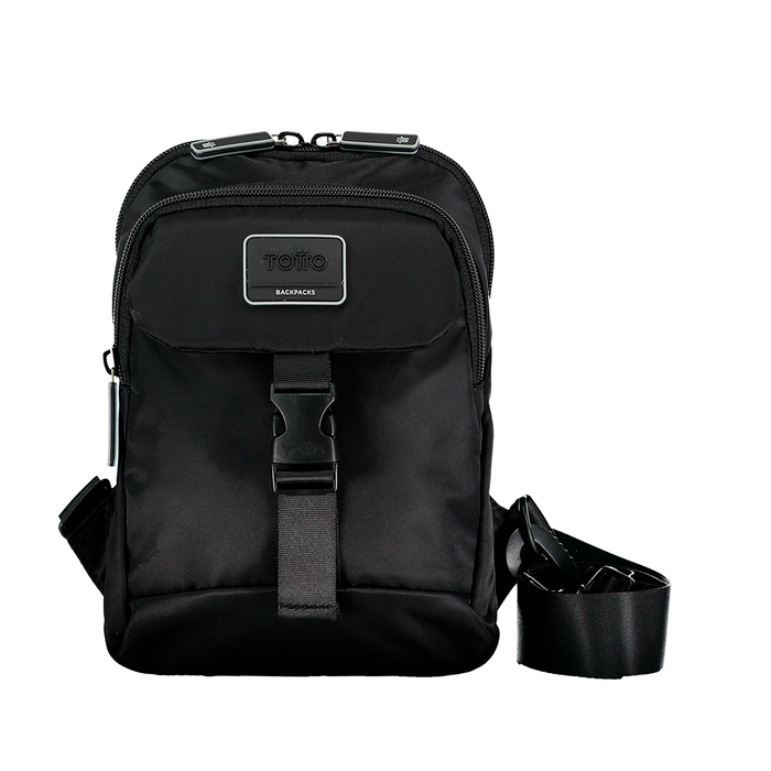Mochila cruzada Totto Crossover RTG negra