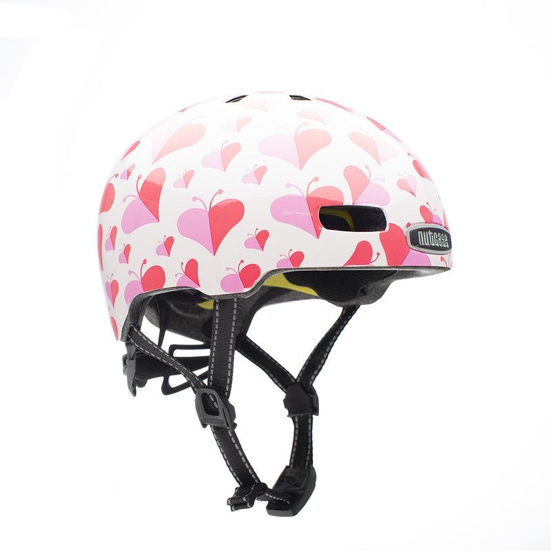 Casco Nutcase Baby Nutty Love Bug MIPS + campanilla