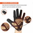 Guante largo Touch OnWheels! naranjo/negro