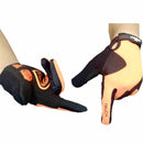Guante largo Touch OnWheels! naranjo/negro