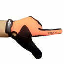 Guante largo Touch OnWheels! naranjo/negro