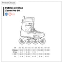Patines freeskate Zoom Pro 80 Powerslide black white