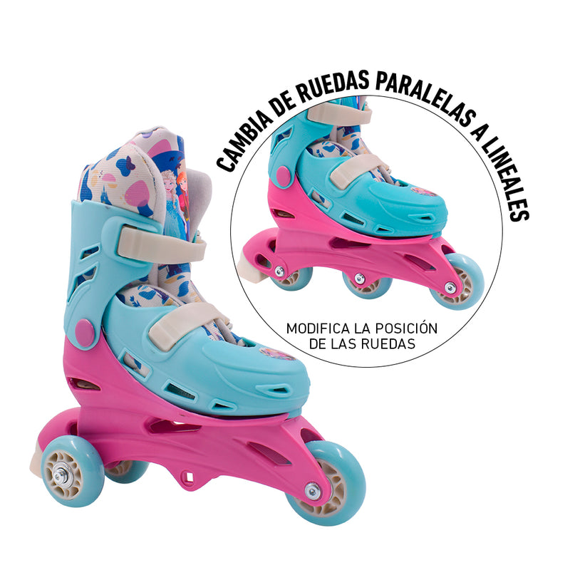 Patines Ajustables 2 en 1 Disney Frozen