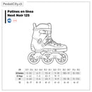 Patines Freeride Next Noir 125 Powerslide black