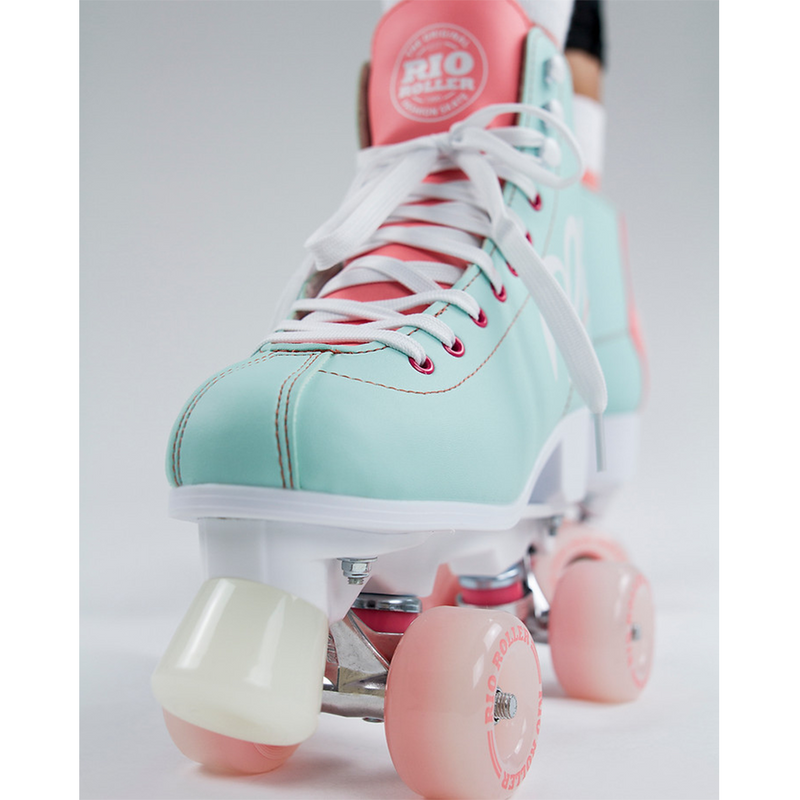 Patines Quad Rio Roller Scrip Teal Coral