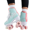 Patines Quad Rio Roller Scrip Teal Coral