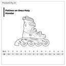 Patines en línea Holy Rosados