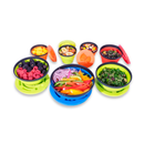 Plato plegable Verde con tapa X-Seal & Go 215 ml