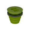 Plato plegable Verde con tapa X-Seal & Go 215 ml