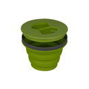 Plato plegable Verde con tapa X-Seal & Go 215 ml