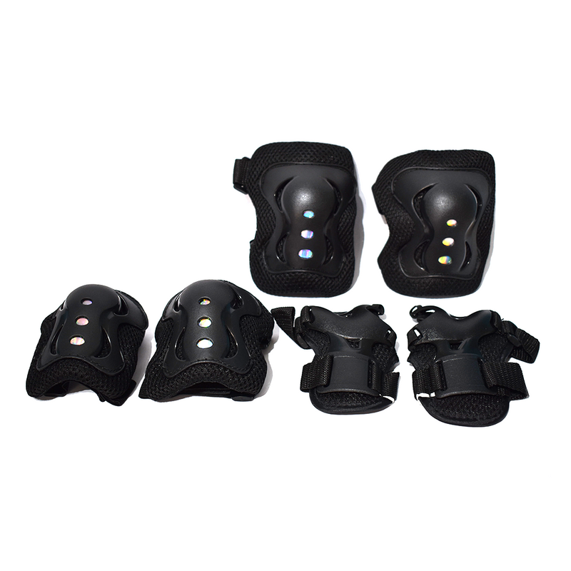 Set de protecciones juveniles HD negras