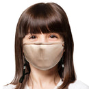 Máscaras Filtrante Lavable  KIDS Fu+ Beige (Incluye cordón ajustable)