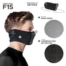 Máscara Filtrante Efecto Refrescante Lavable F1s Black