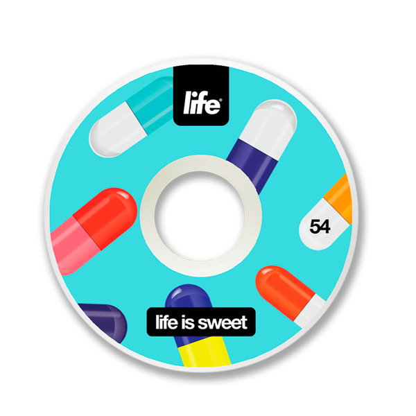Ruedas Pills para skate 54mm Life azul