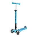 Scooter Maxi Deluxe Plegable LED Aqua